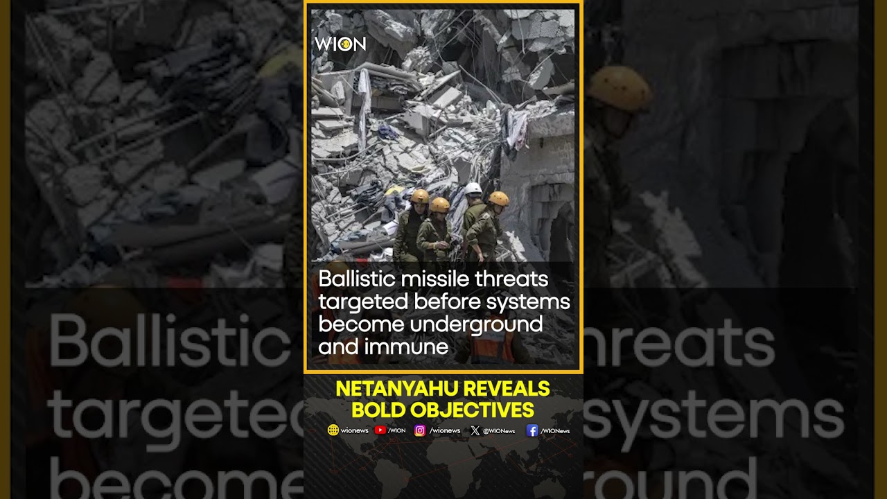 Breaking: Netanyahu Reveals Israel&rsquo;s Three War Goals Against Iran | WION