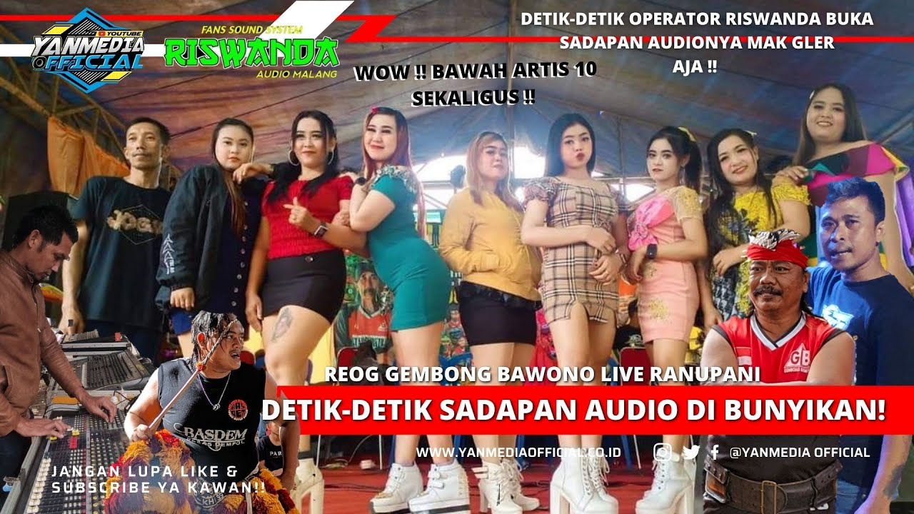 ADUH BIYONG !!! MAK GLER AE ! RISWANDA AUDIO FEAT GEMBONG BAWONO LIVE RANUPANI ( SIANG )