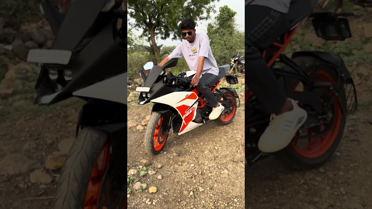 Ktm Rc 200 White Orange Colour Sound 🔊 #ktm #ktmrc #ktmrc200 #ktm200 #rc #rc200
