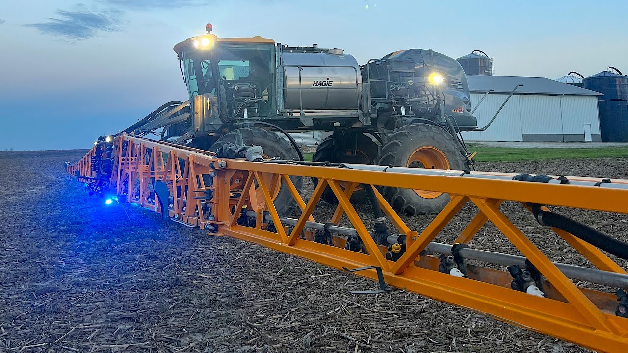 First Day Of Spraying Our Own Fields In Decades