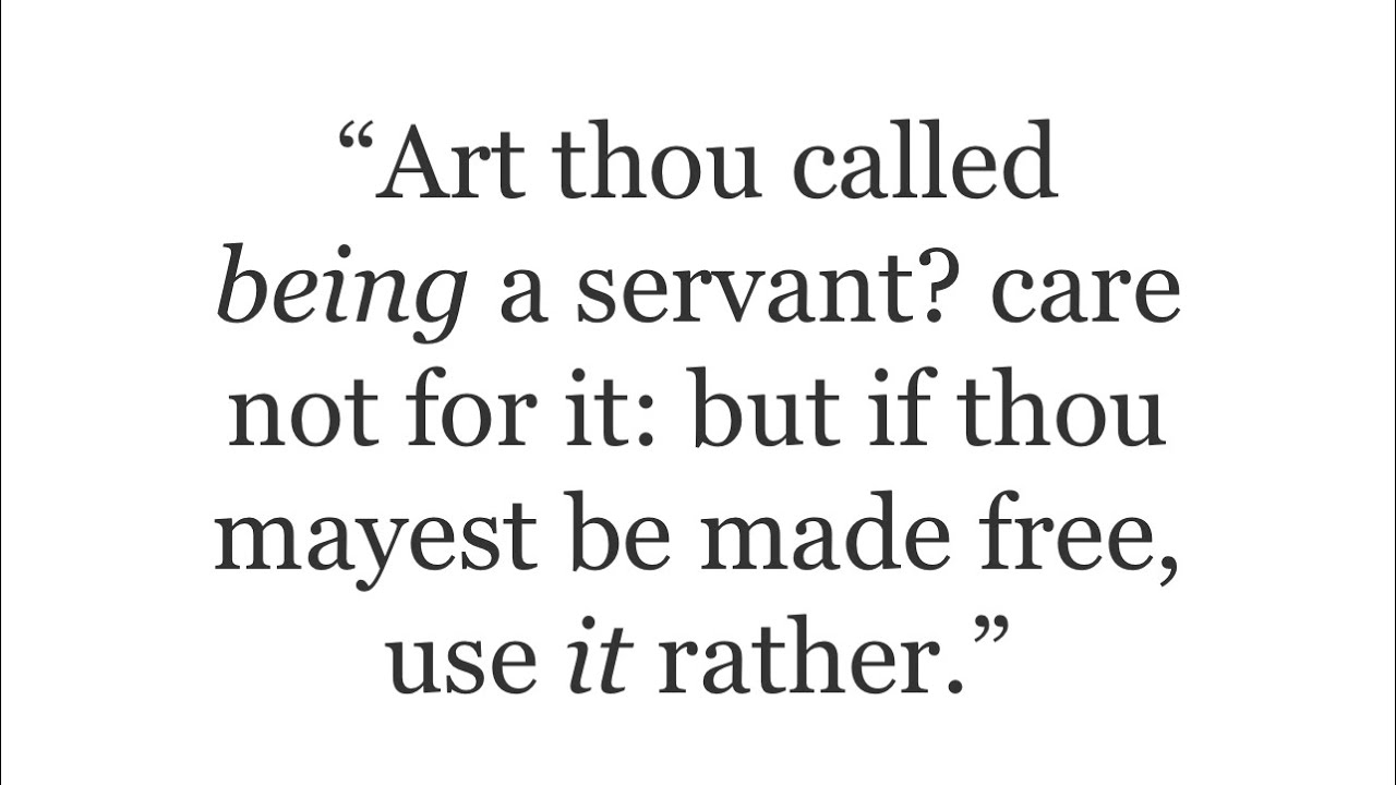 1 Corinthians 7 “Brethren, let every man, wherein he is called, therein abide with GOD”