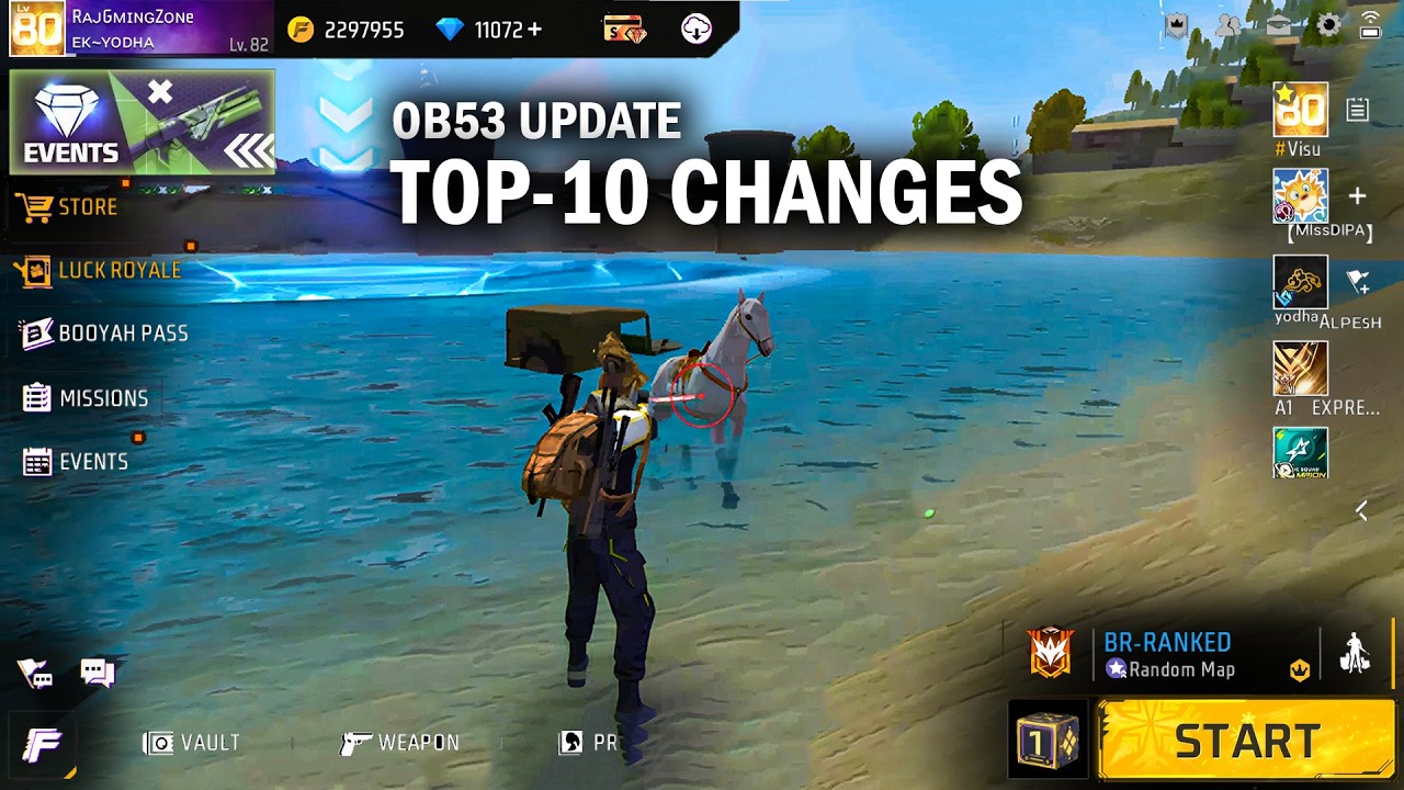 TOP 10 Hidden Changes in OB53 Update Free Fire 