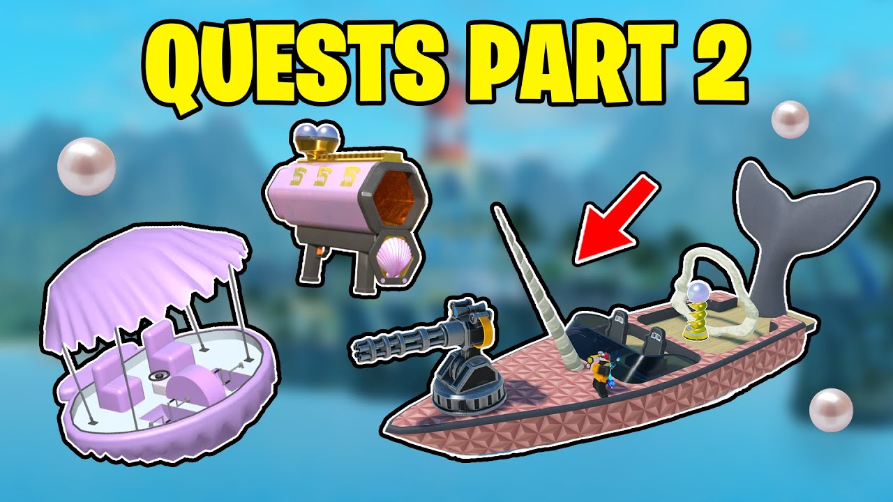 EVEN MORE *NEW* QUEST REWARDS IN SHARKBITE 2 (ROBLOX)