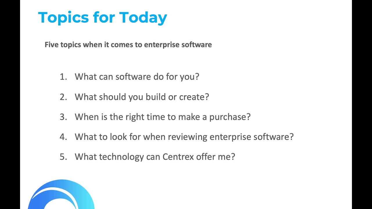 CLBA Fintech Webinar - Centrex Software
