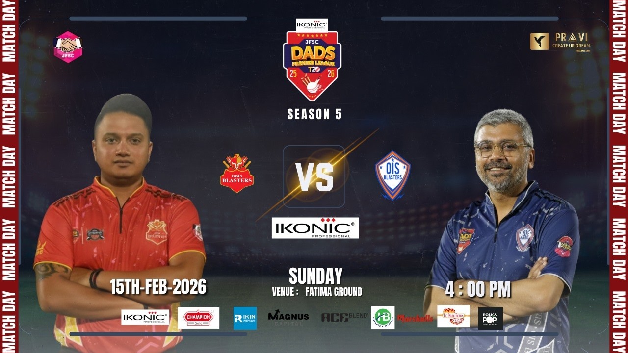DBIS BLASTERS VS OIS BLASTERS | JFSC DADS PREMIER LEAGUE | SEASON 5