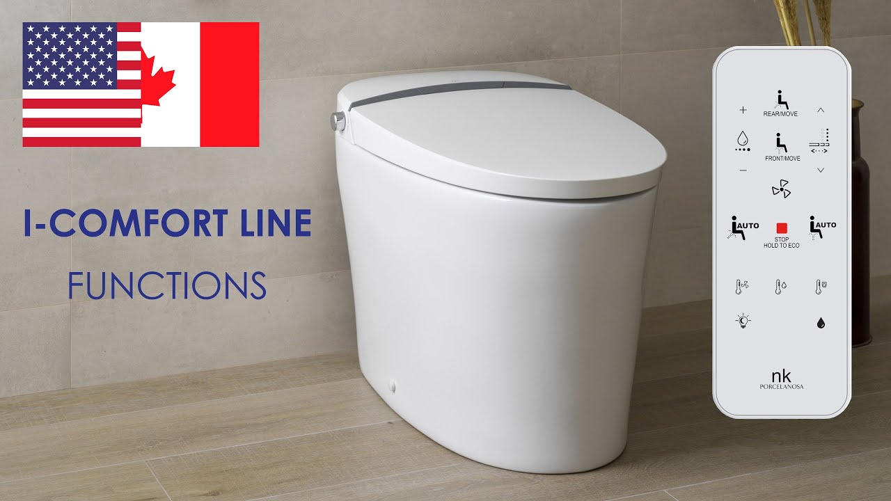 How does the I-Comfort Line USA toilet work?