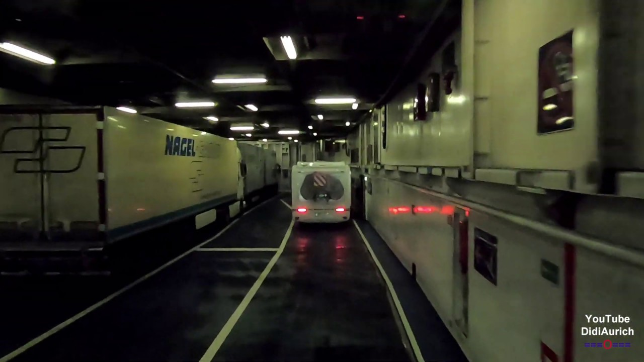 Fahrt zur Fähre Dänemark Deutschland Rødbyhavn Puttgarden Fährterminal Rødby Sogn Dänemark Lolland