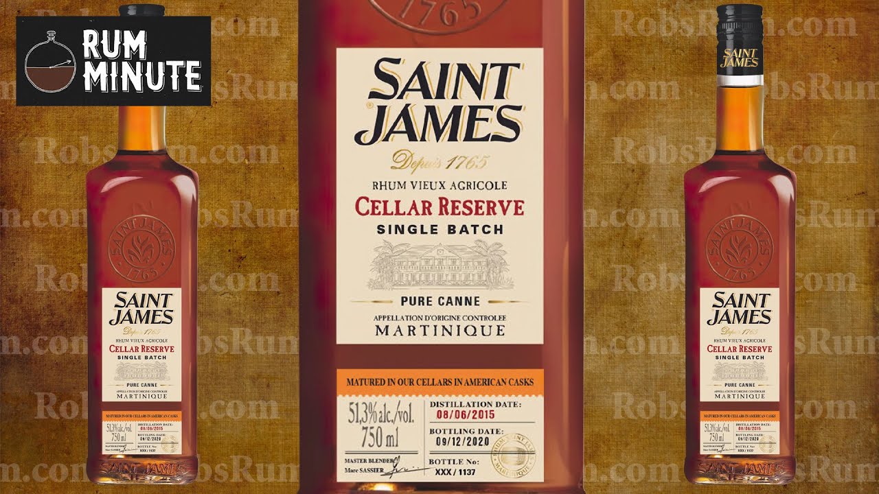 Rhum Saint James Cellar Reserve from Martinique