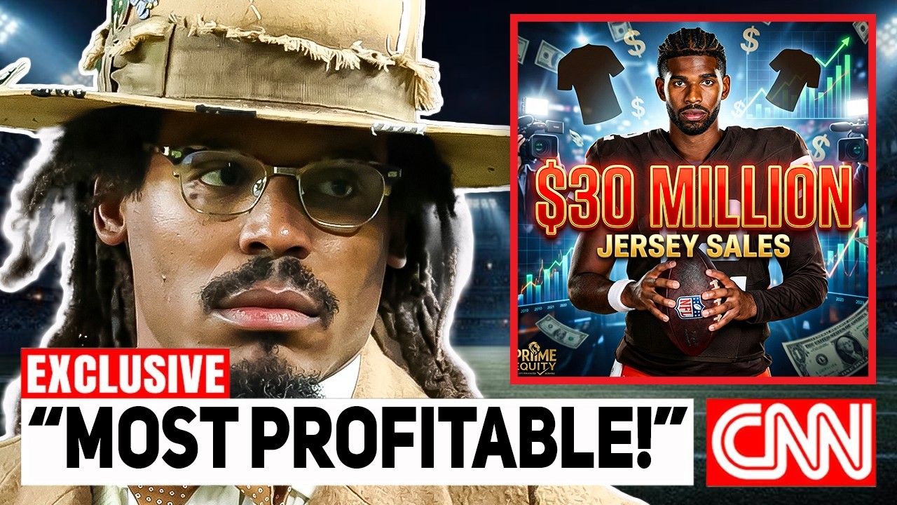 Cam Newton STUNS NFL by Exposing $30 Million Shedeur Jersey Sales