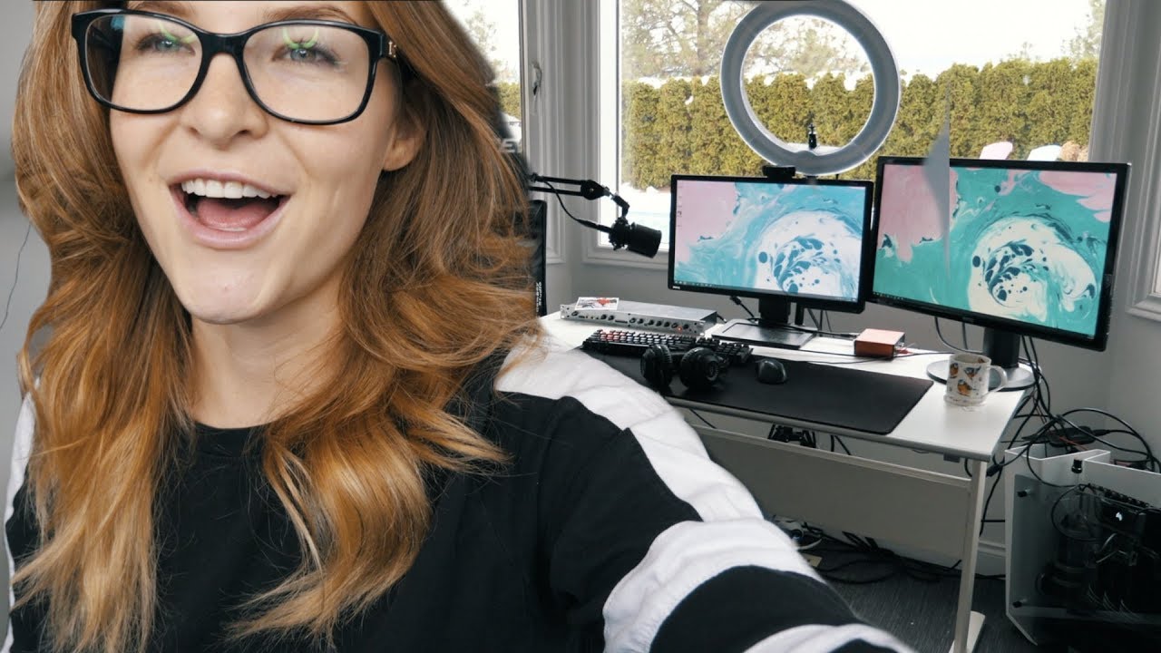 My Twitch Gaming Setup Tour 2017 | Kitty Plays