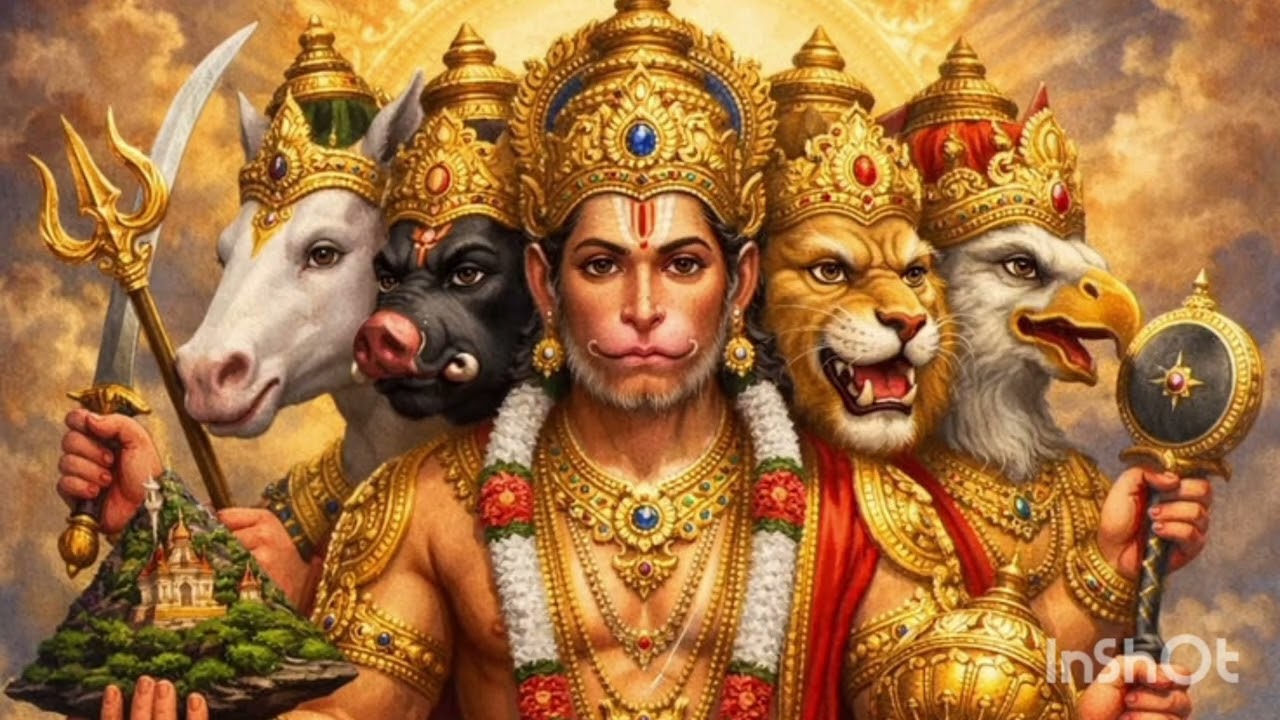 पंचमुखी हनुमान कवच – काले जादू से सबसे शक्तिशाली रक्षा#panchmukhihanuman #hanumankavach #songs