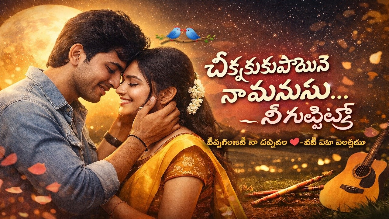 Chikkukupoyane Naa Manasu Nee Guppitlo | Romantic  Melody Song#MusicLovers, #LoveMelody, #MusicVideo