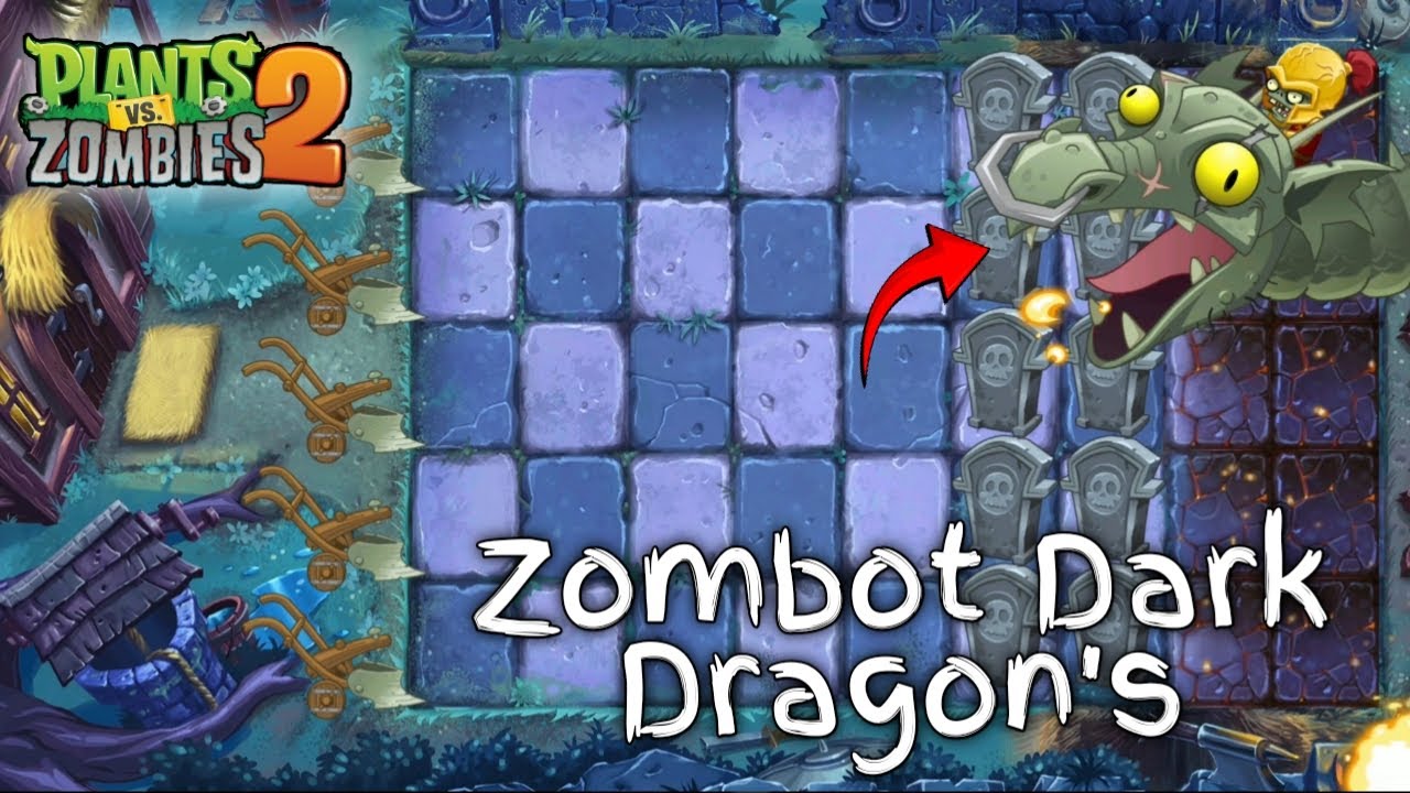 Susah banget menghacurkan Zombot Dark Dragon's, Level 16 - Level 20, Plants vs Zombies 2 Indonesia