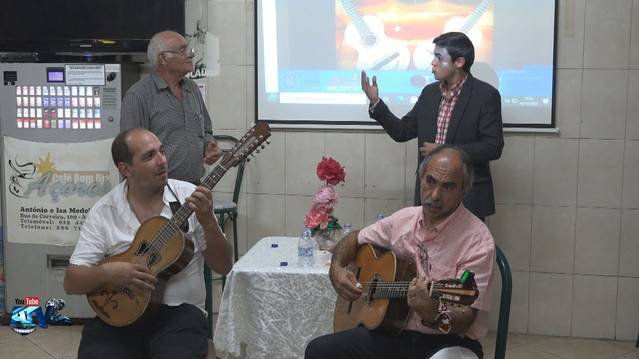 Cantoria ao Desafio Café Bom Dia Açores Com João Luís Mariano &  Bruno Botelho  Neto Briga com o Avô