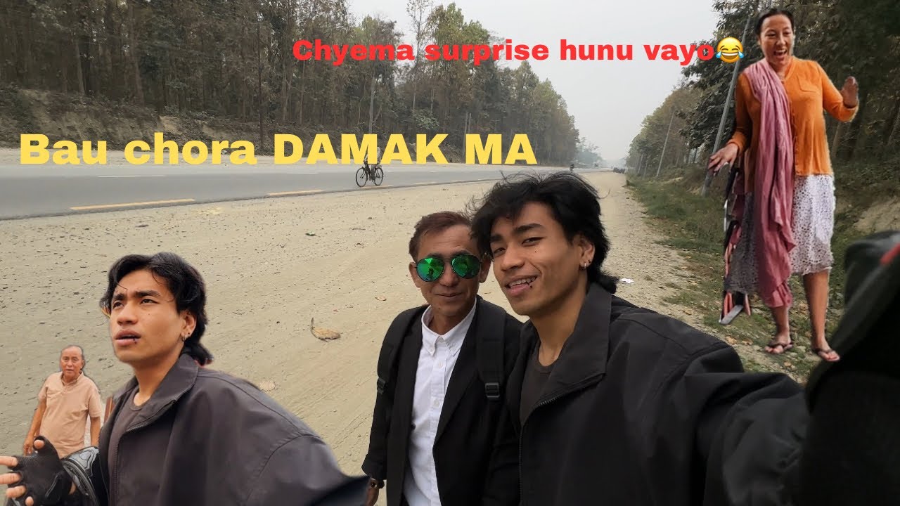 Bau chora damak jadai||Chyema lai prank||Vlog-67@sahilkhapungLimbu