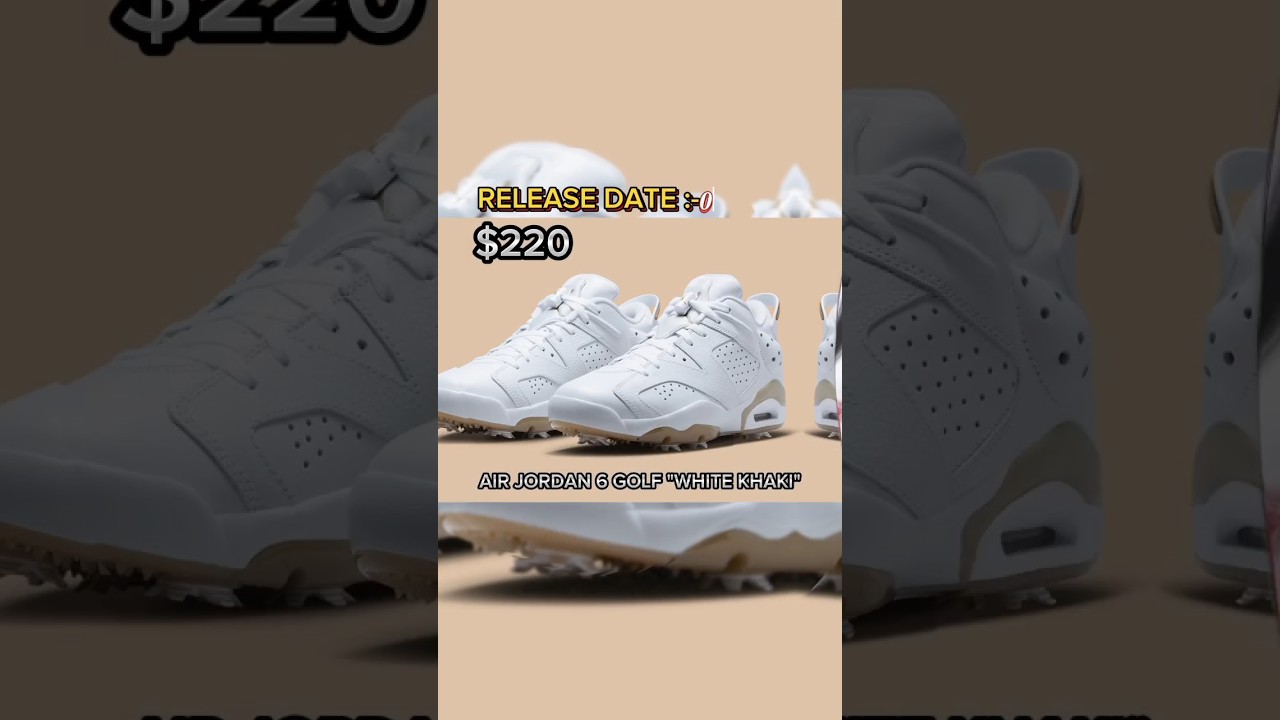 Best Air Jordan 6 Golf Release Of The 4th Week (JULY) 