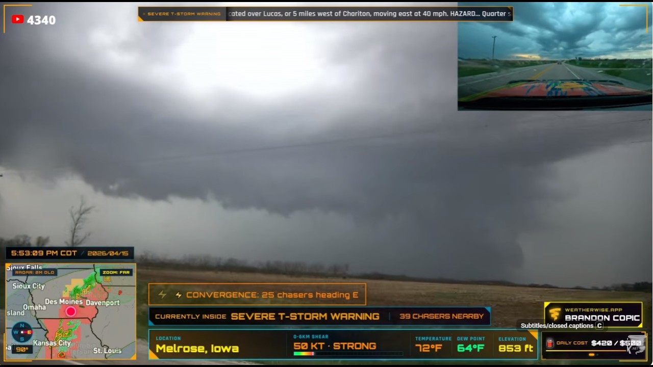 Iowa Supercells | Live Stream Archive