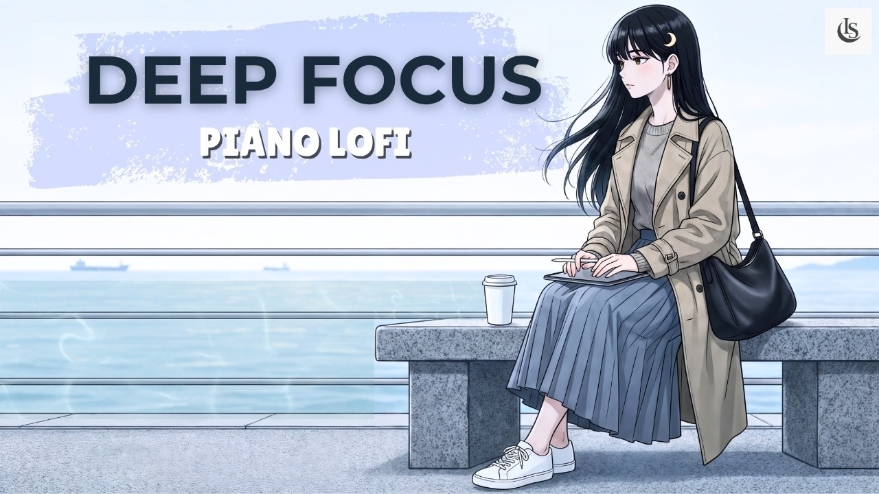 Seaside LOFI — Deep Focus Piano for Study/Work | 1 Hour | Luna Score