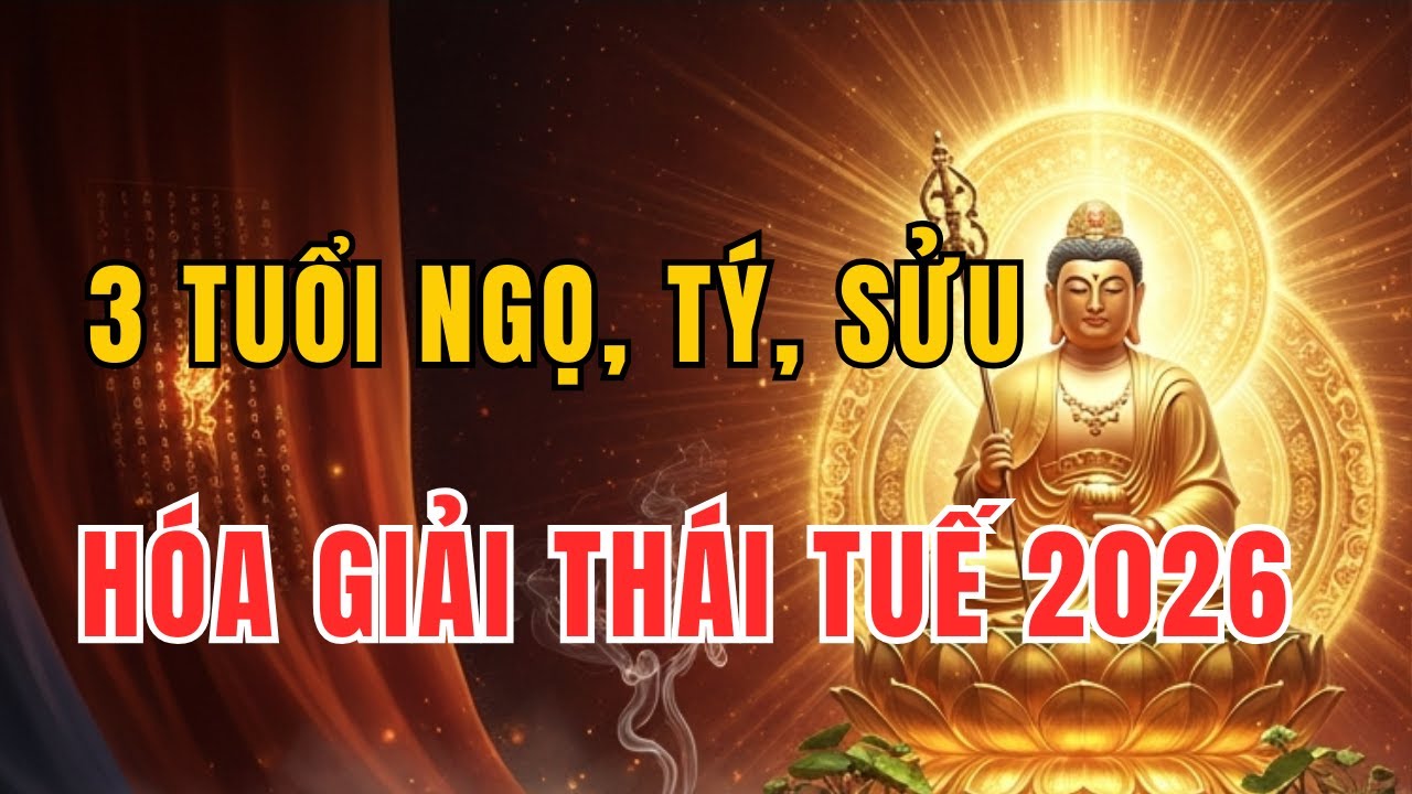 3 Tuổi Cần Lưu Ý Tháng Chạp Này Để Hóa Giải Thái Tuế 2026 (Ngọ, Tý, Sửu) | Pháp Âm Địa Tạng Vương
