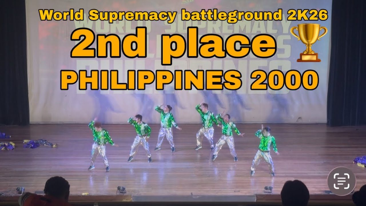 World Supremacy battleground January 2K26 2nd place 🏆 PHILIPPINES 2000