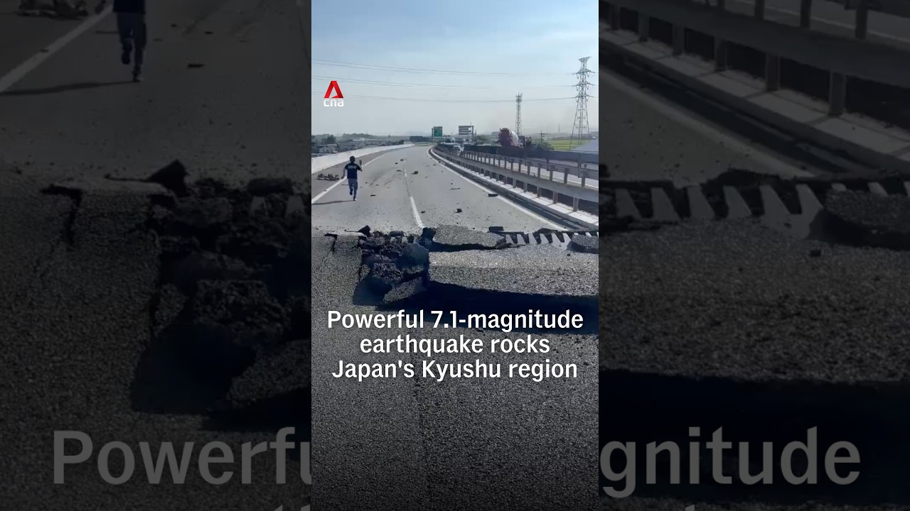 Powerful 7.1-magnitude earthquake rocks Japan's Kyushu region