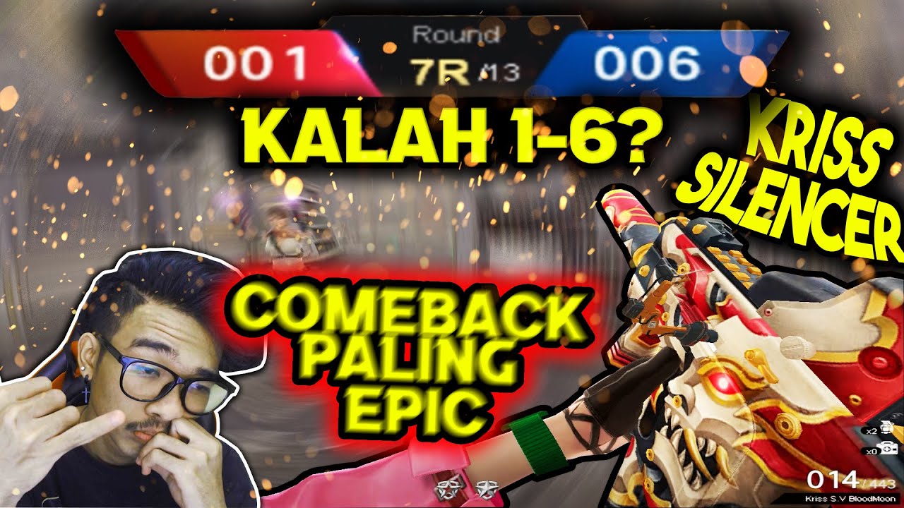 COMEBACK PALING EPIC!! CUMAN PUNYA 1 NYAWA!! KRISS SILENCER MENYALA🔥🔥 // Point Blank Indonesia
