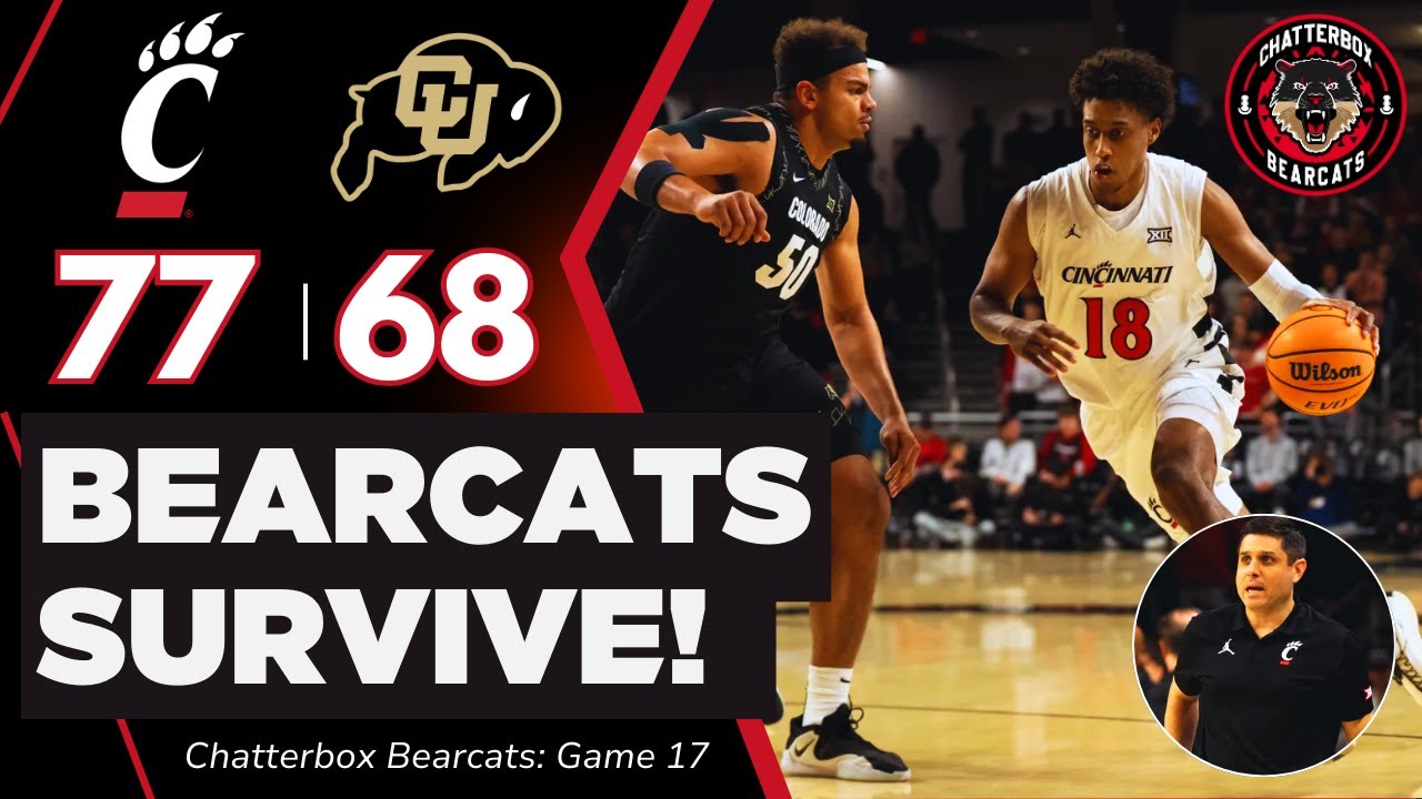 Cincinnati Bearcats Get First Big 12 Win vs Colorado! College Basketball Recap, Podcast, Highlights