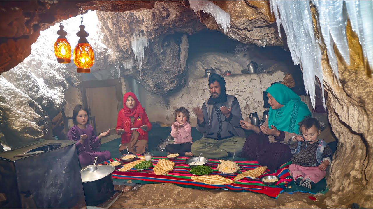 You Won't Believe How Afghan Cave Families Cook & Survive Underground