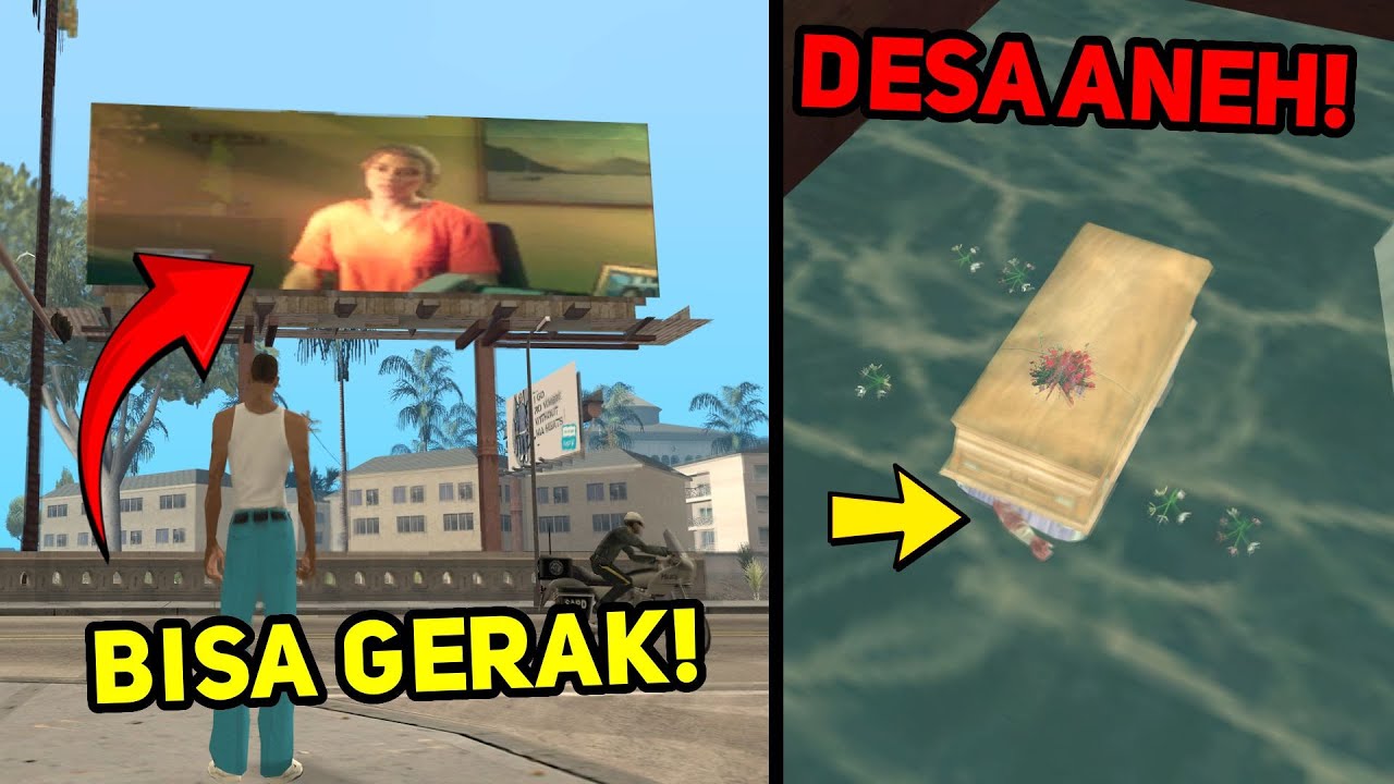 Iklan GTA 6 Dan Desa Paling ANOMALI Campur ANEH Di GTA San Andreas!
