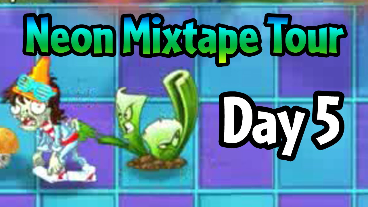 Plants vs Zombies 2 - Neon Mixtape Tour Day 5: Celery Stalker and bugs