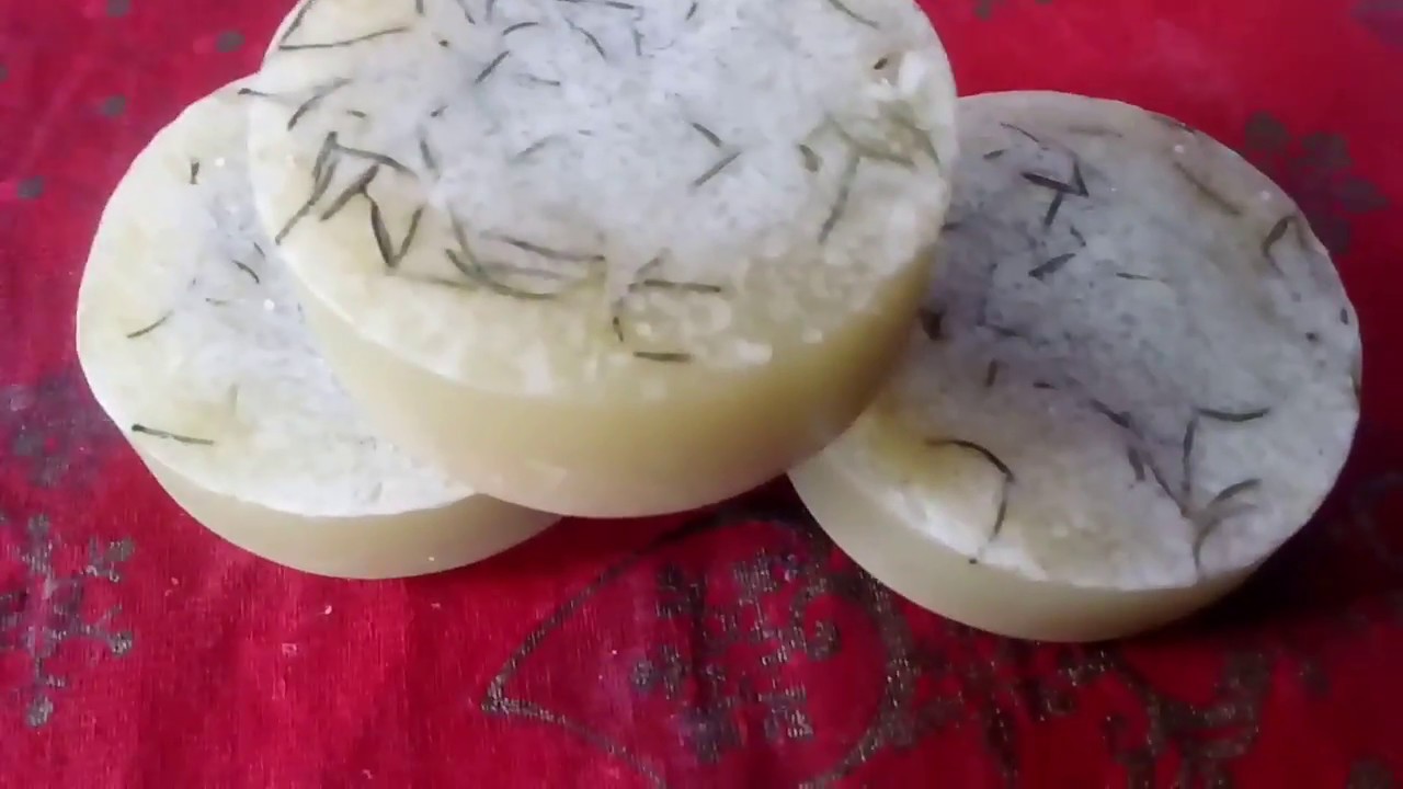 Receita de sabonete de farinha de arroz aveia é alecrim sem base
