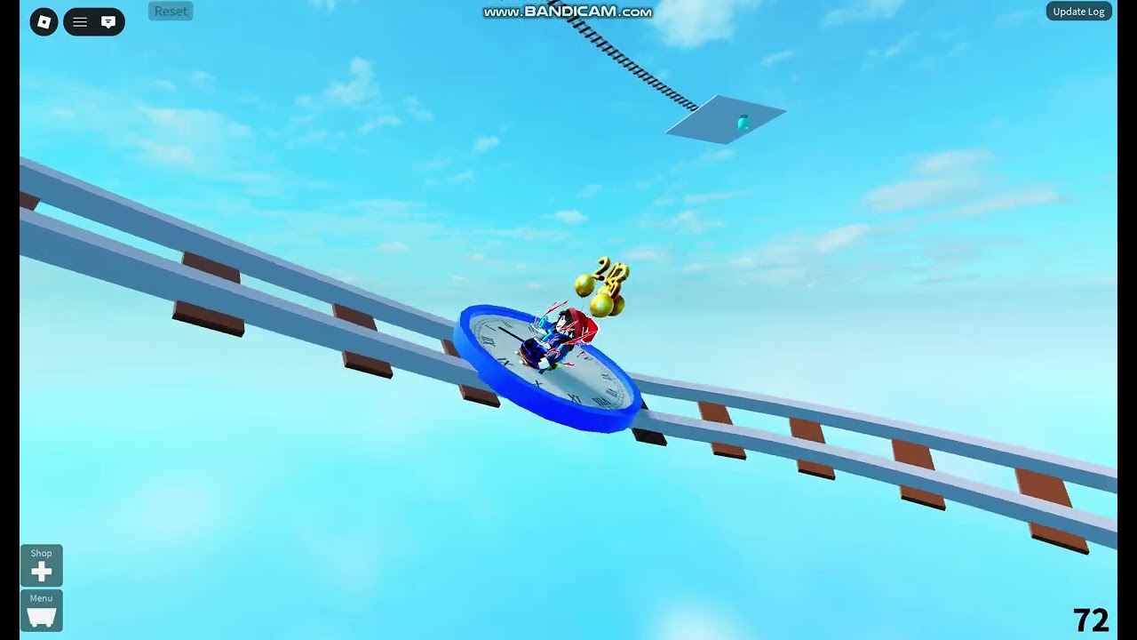 Create a cart ride I kristopher drop the clock off the high place (roblox)