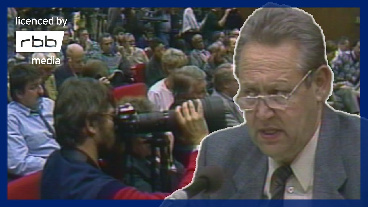 Schabowskis Versprecher führt zum Mauerfall – Pressekonferenz am 9. November 1989 | Ende der DDR