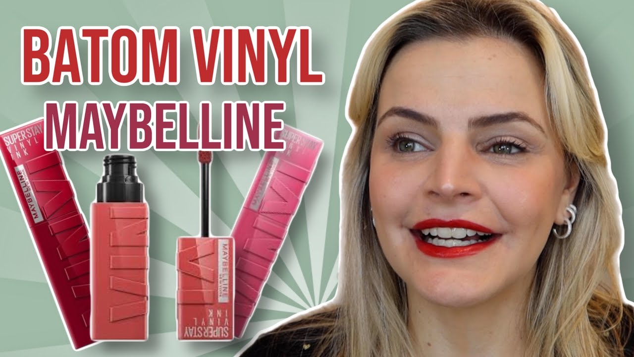 TESTANDO O BATOM VINYL DA MAYBELLINE
