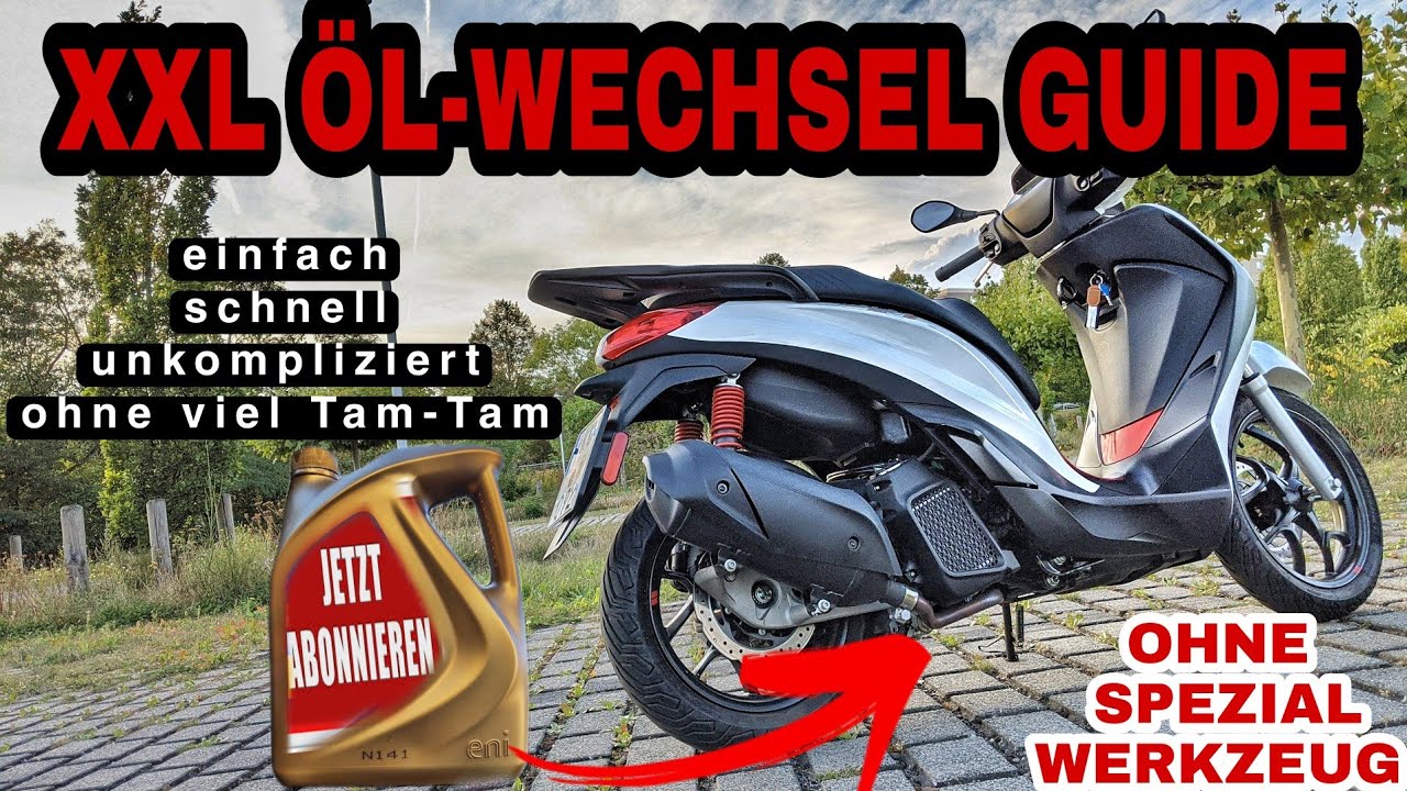 Ölwechsel Anleitung für Roller! Schritt für Schritt für Einsteiger