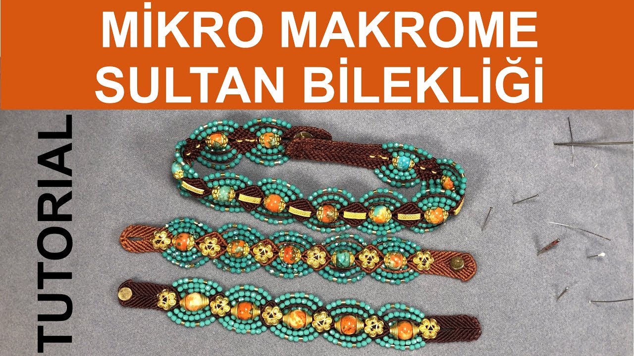 Как сделать микро макромром браслет султана
