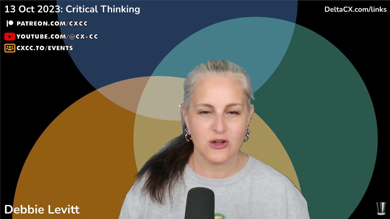 13 Oct 2023: Practicing Critical Thinking about #ProductManagement #Strategy #CX #UX