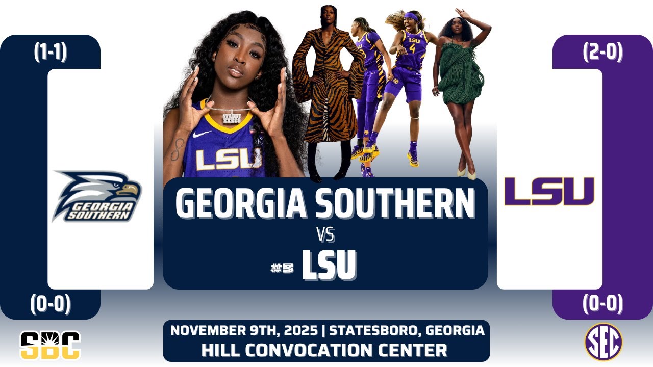 Georgia Southern против № 5 LSU | Матч выпускников Флау'Джей Джонсона 2025 | 11.09.25