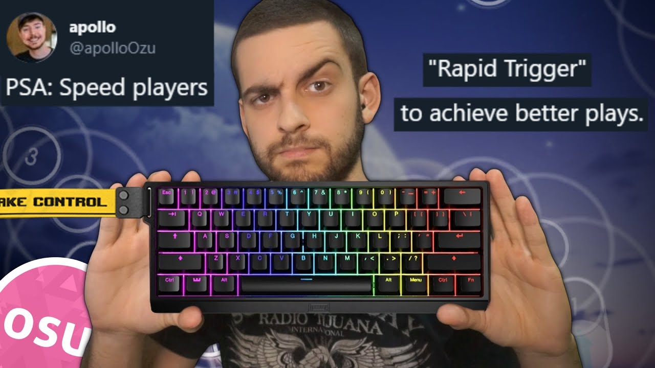 The Keyboard that Broke osu! (Wooting 60HE)