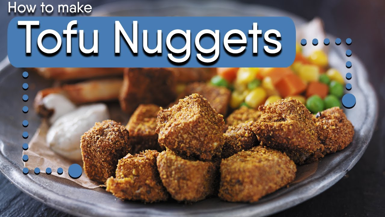 How to make baked Tofu Nuggets | Vegan chicken nuggets alternative