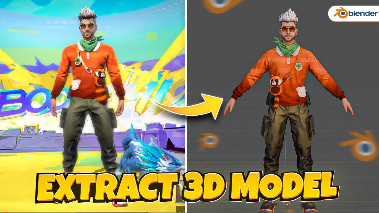 How To Extract Free Fire 3d Model (PC)