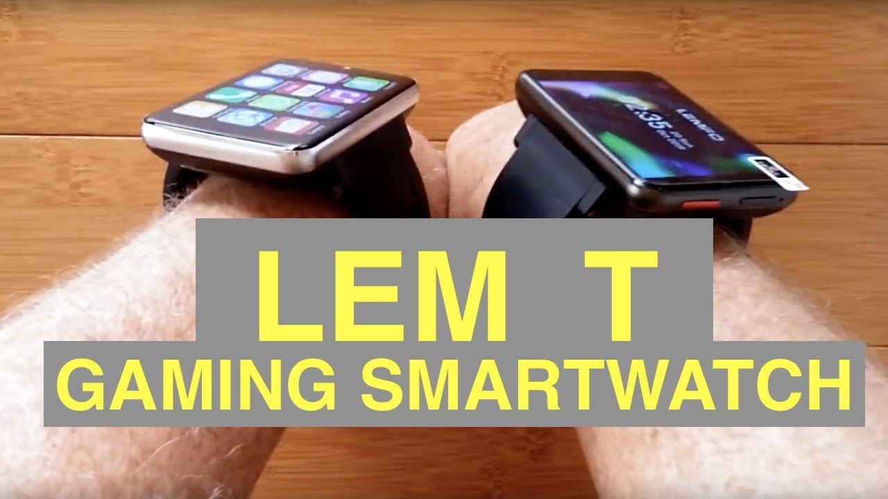 LEMFO LEM T Gamers Smartwatch 2.86 Inch Screen 2700mAh 5MP Camera 4GLTE 3G+32G: Unboxing & 1st Look
