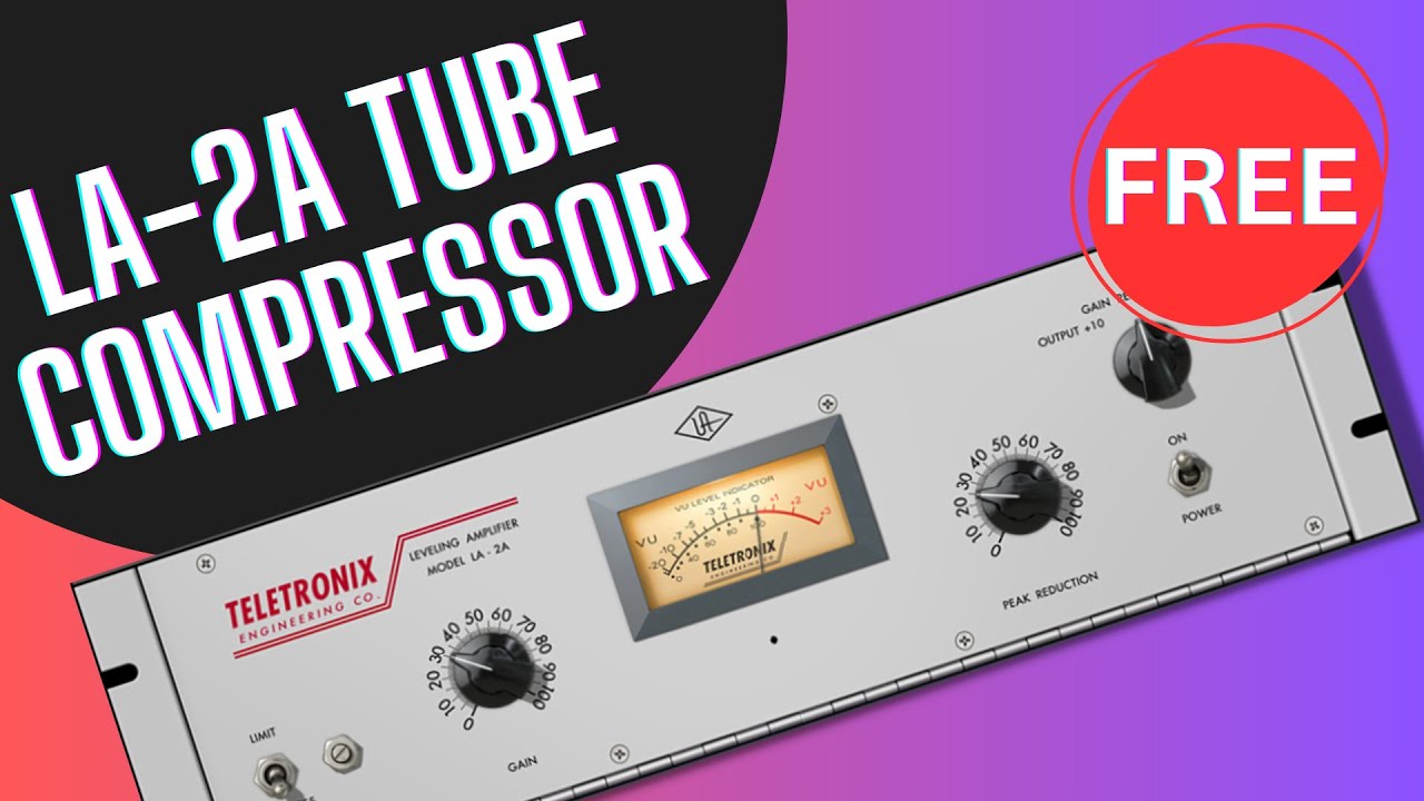 Get the Universal Audio LA-2A Tube Compressor Plug-In, FREE! 🚀