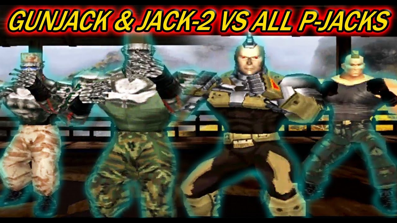 [TAS] Gunjack / Jack-2 VS All P-Jacks - Tekken Tag Tournament (Requested)