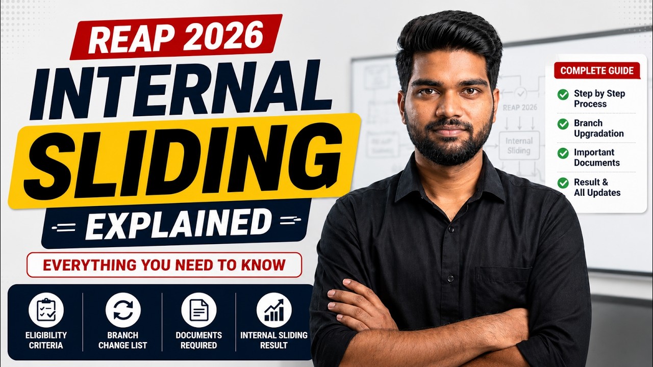 Civil to CSE in REAP 2026? 😱 Internal Sliding Complete Process