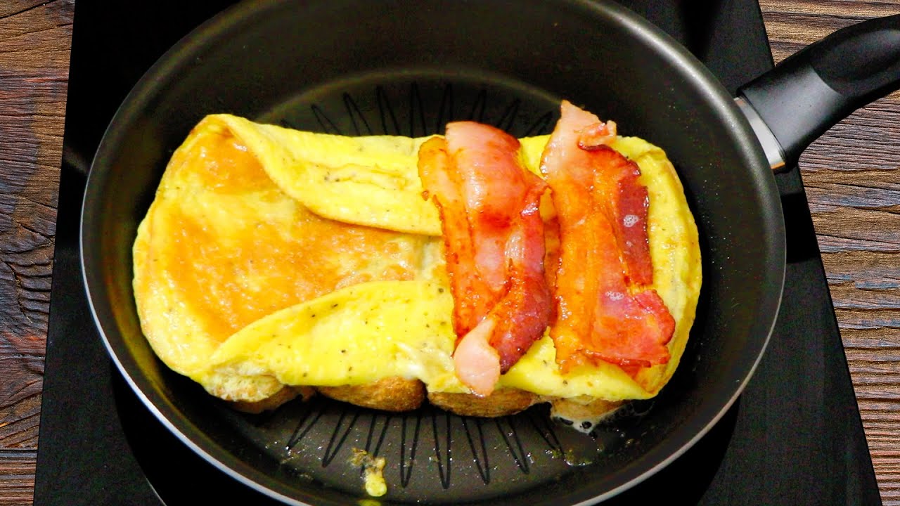 Вы когда-нибудь готовили такие яйца? Завтрак Egg Sandwich для всей семьи.