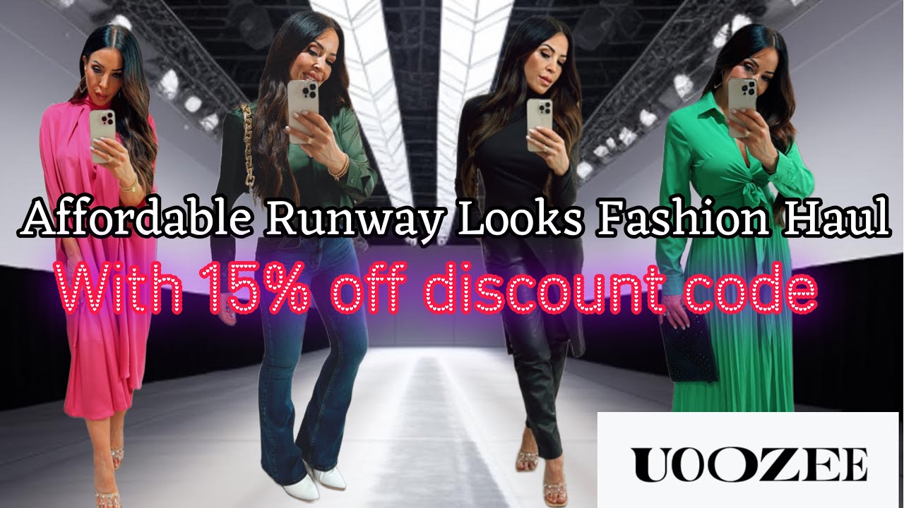 UOOZEE: Affordable Runway Looks Clothing Haul Part 1 w/15% off Discount Code #affordablefashion