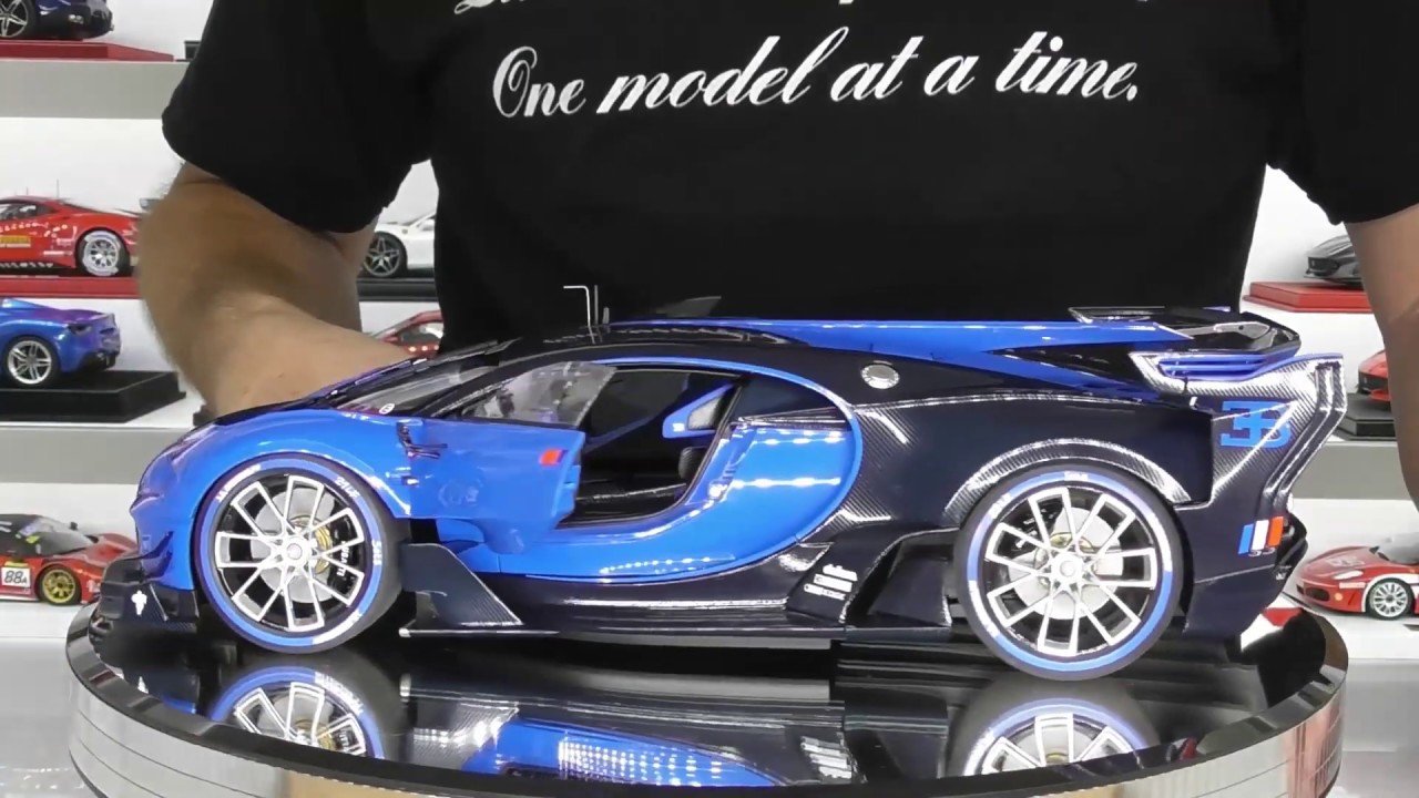 1/18 Blue BUGATTI Vision Gran Turismo by AUTOart Models - Full Review