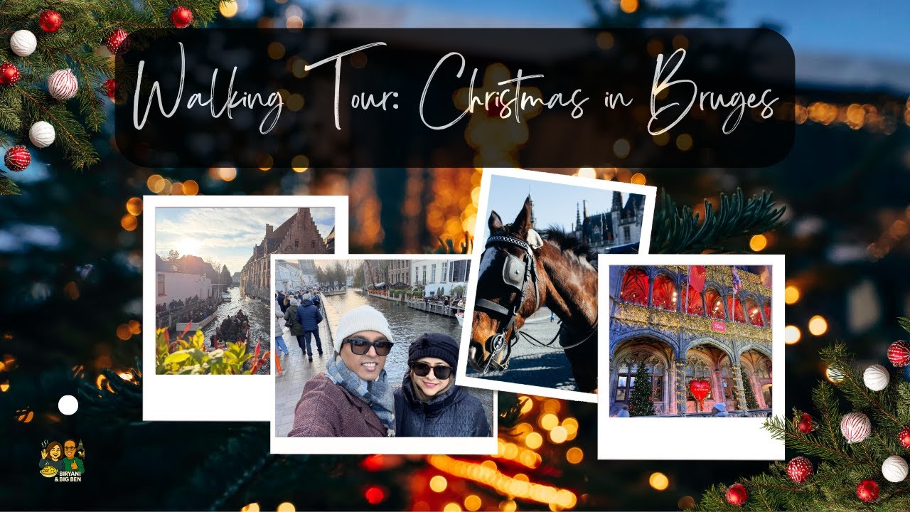 Bruges in Christmas Glow ✨ | Horse Carriage Ride, Canals & WinterGloed Lights