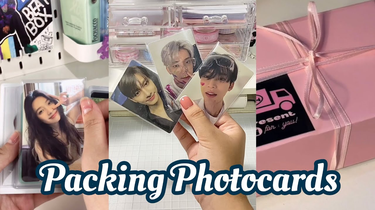 💭🍀Packing Kpop Photocards #40 [ ASMR ] ✨| tiktok compilation |